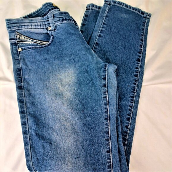 Just Jeans Mid-Rise Straight Leg Size 9 Juniors - Picture 6 of 9